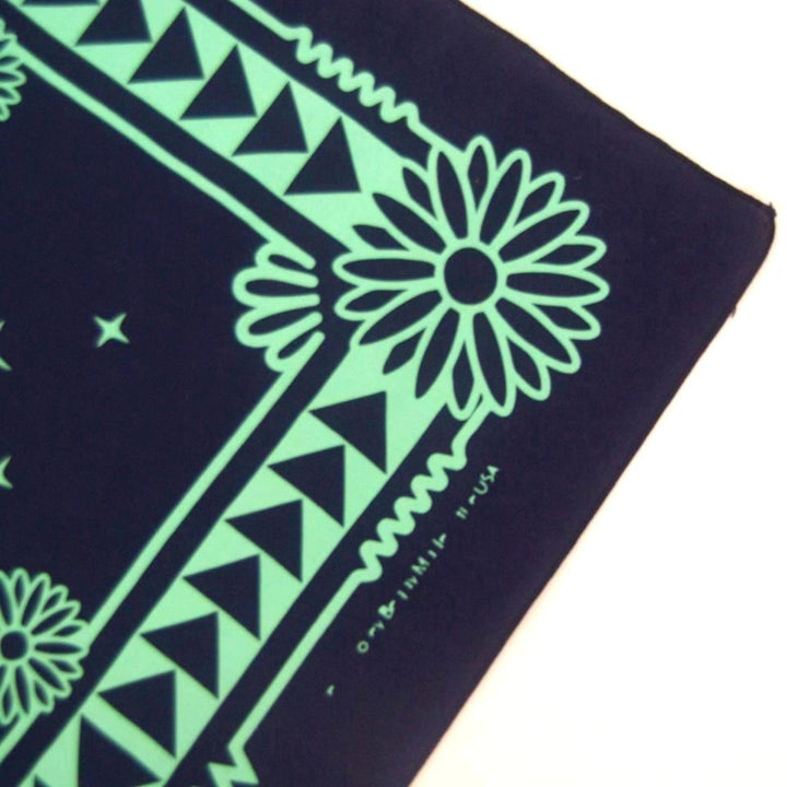 Naasgó, Forward Movement Bandana Navy + Turquoise : Seconds