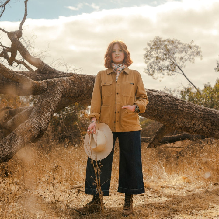 Barn Jacket Saddle Herringbone