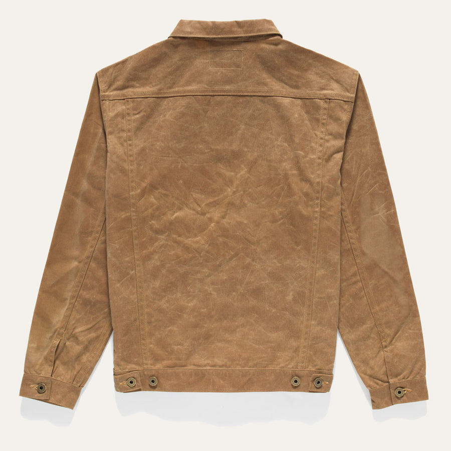 Wax Canvas Rider Jacket Brown Ginew USA ginewusa