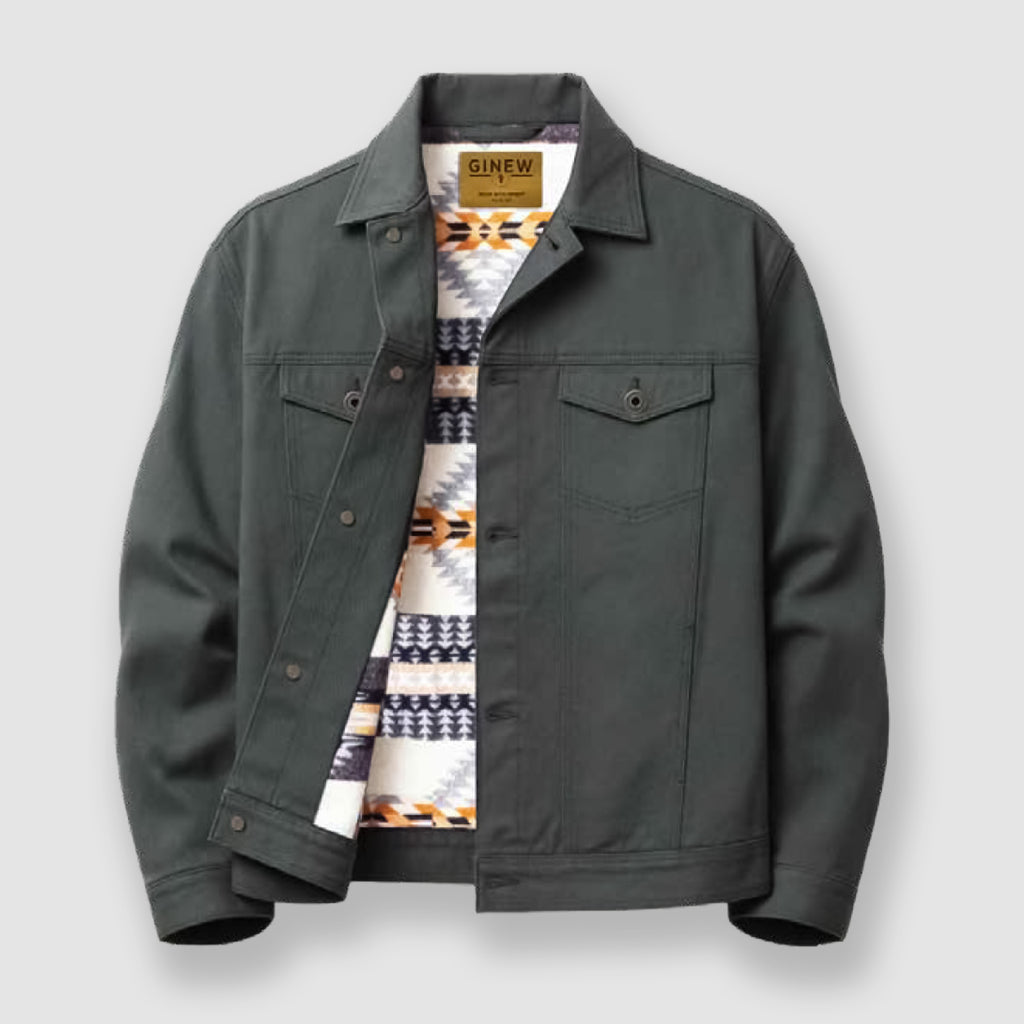 Milton Rider Coat Charcoal Rancho Arroyo