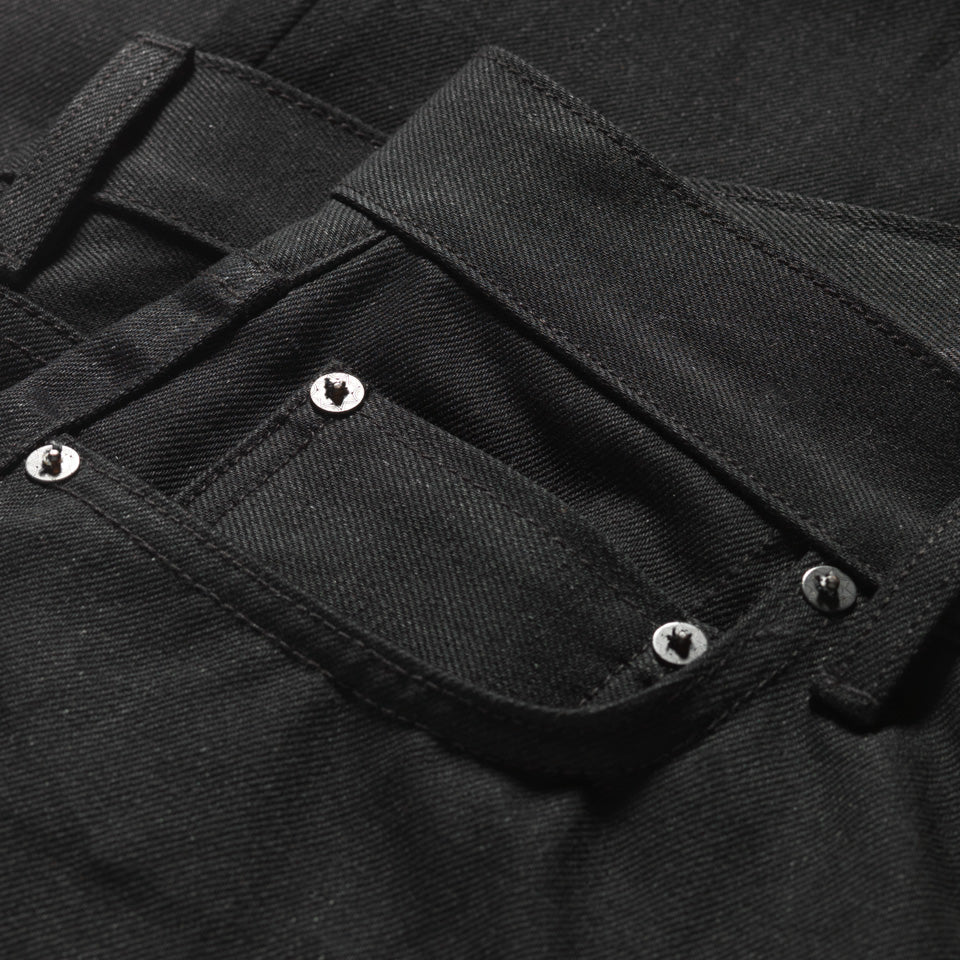Selvedge denim jean, Detail view of front right pocket with a smaller "watch pocket" inside