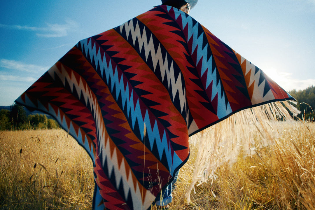 Native American artist series Ginew + collab blanket with Addie Roanhorse