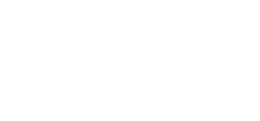Black and white logo of Ginew with text Native American Owned Clothing Company with oak leaf icon underneath. 