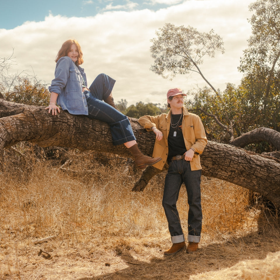 Barn Jacket Saddle Herringbone