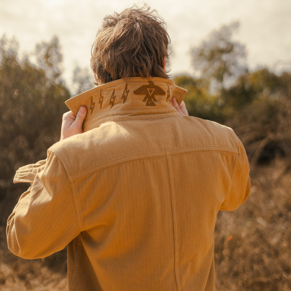 Barn Jacket Saddle Herringbone