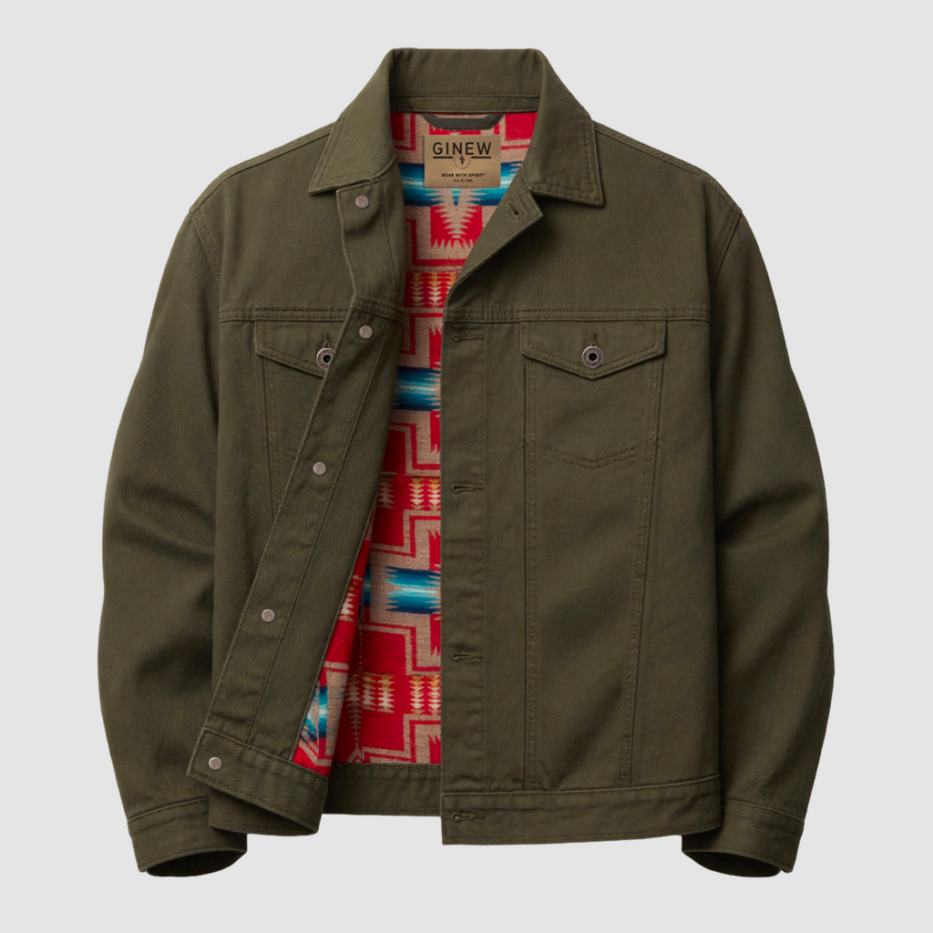 Milton Rider Coat Olive Harding