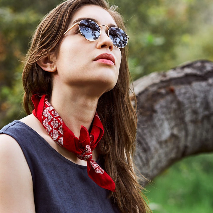Ginew Medel Bandana Red