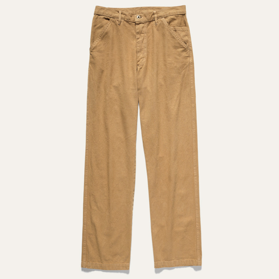 Superior Pant in Khaki on a neutral background.