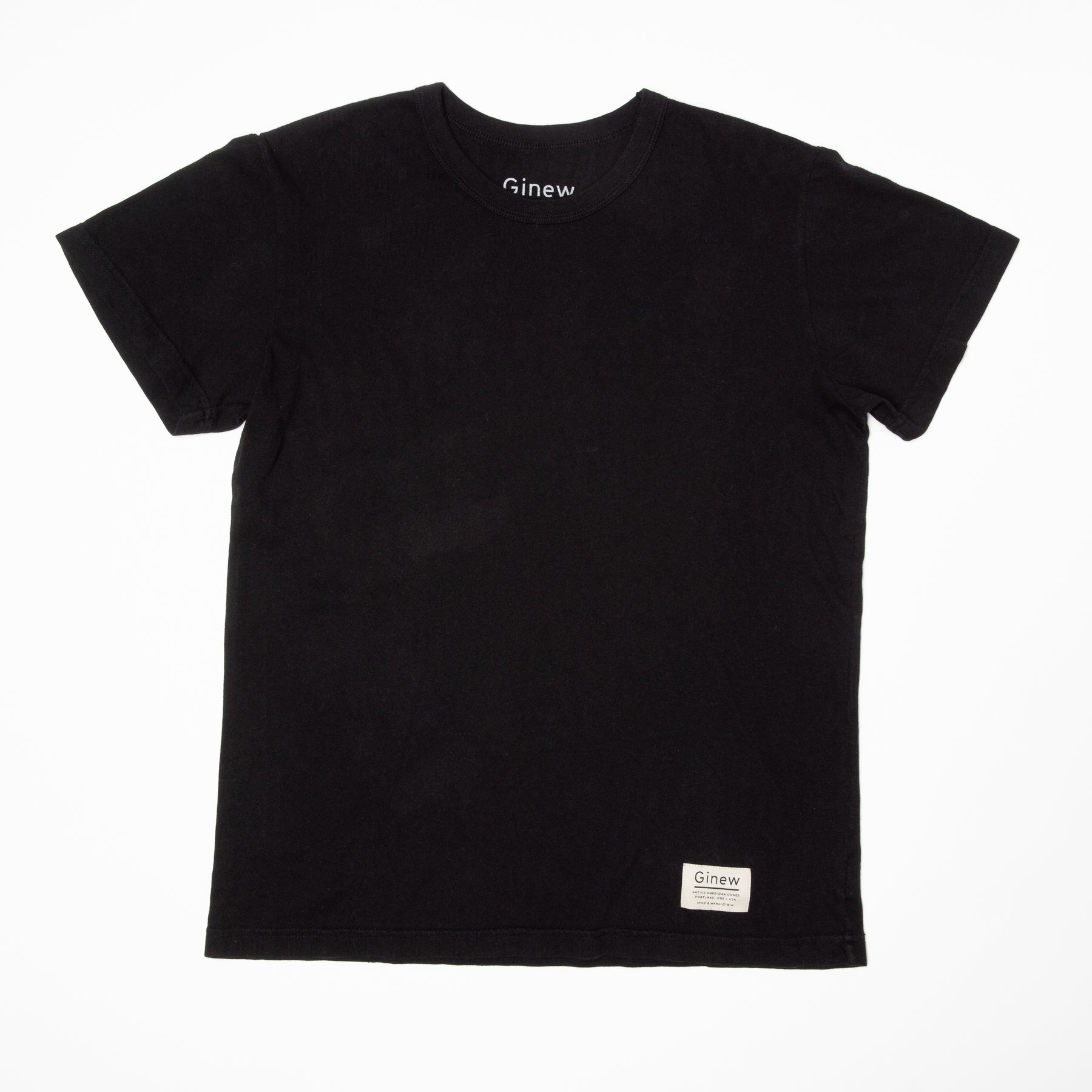 Jet black sale t shirt