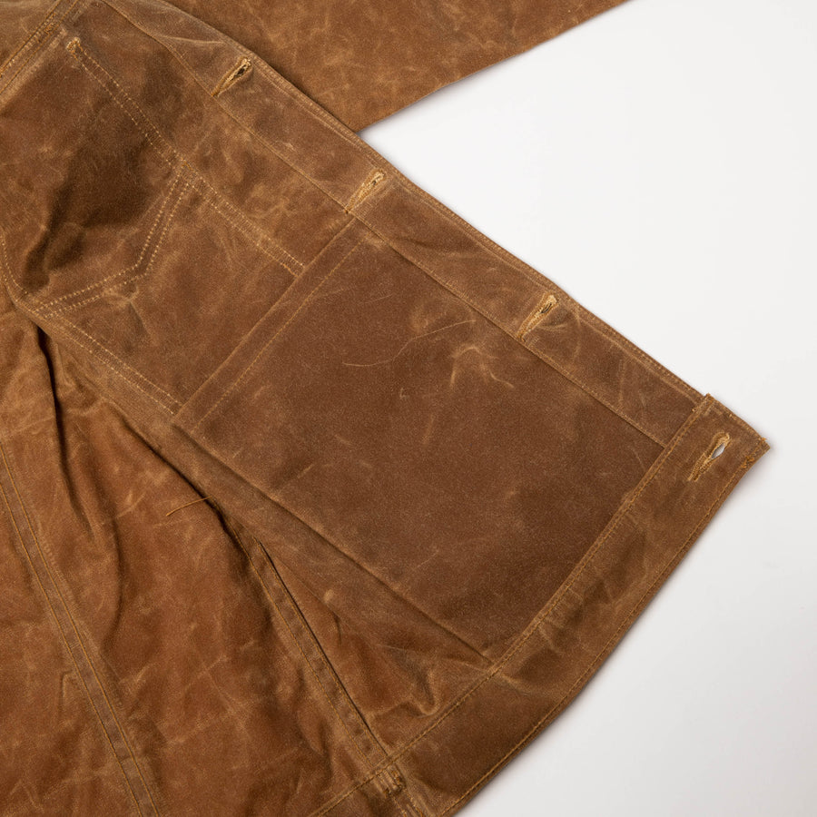 Wax Canvas Rider Jacket Brown Ginew USA ginewusa
