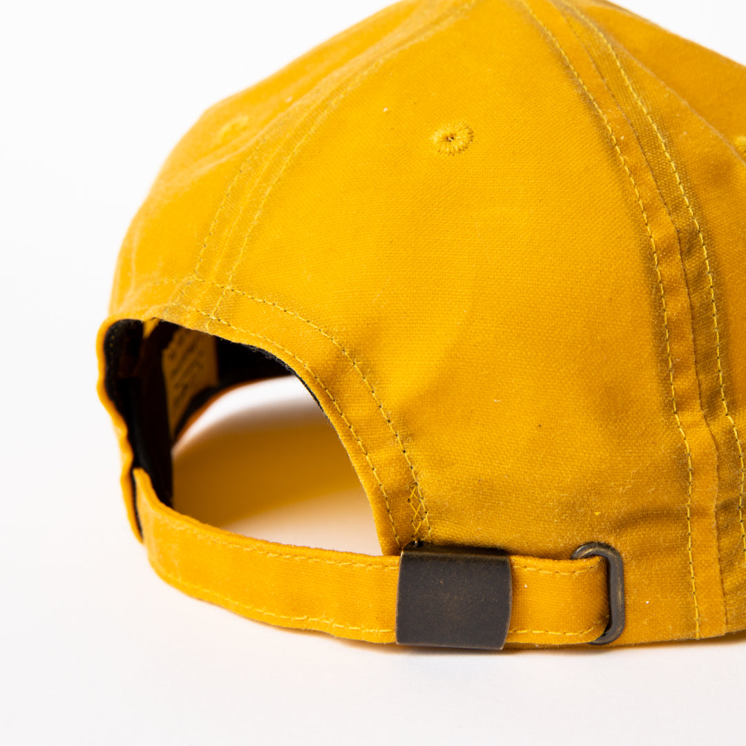 Ginew Crow Wing Waxed Canvas Ball Cap - Golden - Franklin & Poe